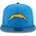 kasketter-flad-bla-snapback-9fifty-sideline-fra-los-angeles-chargers-nfl-af-new-era