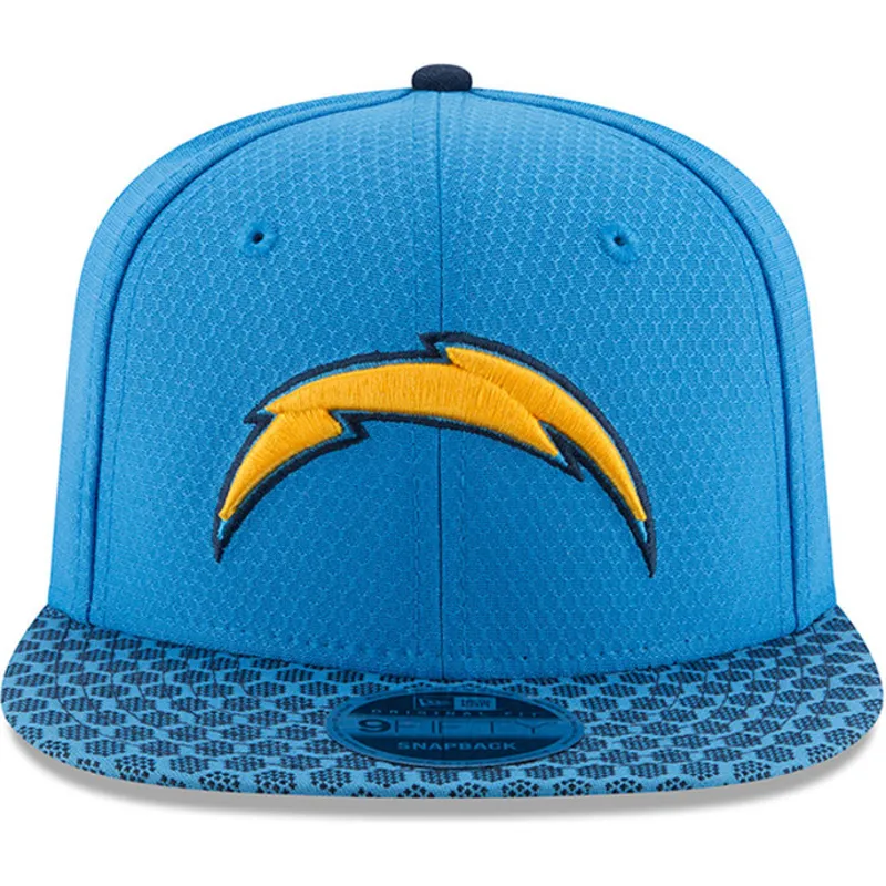 kasketter-flad-bla-snapback-9fifty-sideline-fra-los-angeles-chargers-nfl-af-new-era