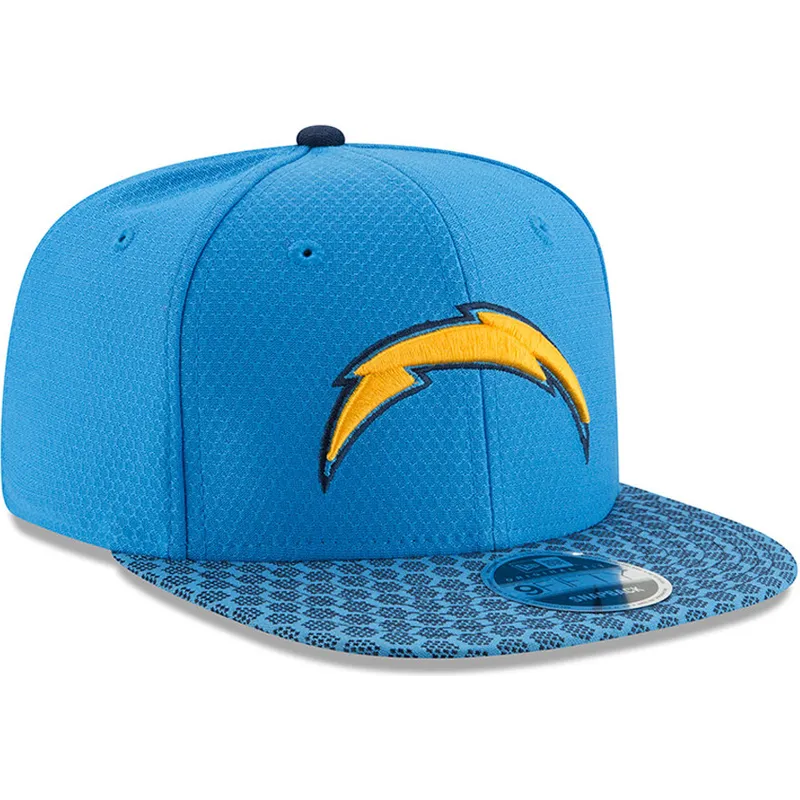 kasketter-flad-bla-snapback-9fifty-sideline-fra-los-angeles-chargers-nfl-af-new-era