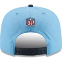 bla-snapback-fladskaerm-9fifty-sideline-tennessee-titans-nfl-kasket-fra-new-era