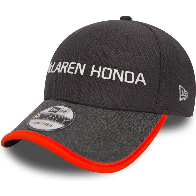 kasketter-buet-gra-justerbar-rem-9forty-fernando-alonso-fra-mclaren-racing-formula-1-af-new-era