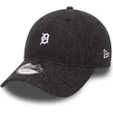 sort-justerbar-9forty-herringbone-kasket-fra-detroit-tigers-mlb-fra-new-era