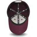 kasketter-buet-rod-justerbar-rem-granate-oro-9forty-melton-fra-new-york-yankees-mlb-af-new-era
