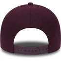 kasketter-buet-rod-justerbar-rem-granate-9forty-melton-a-frame-fra-new-york-yankees-mlb-af-new-era