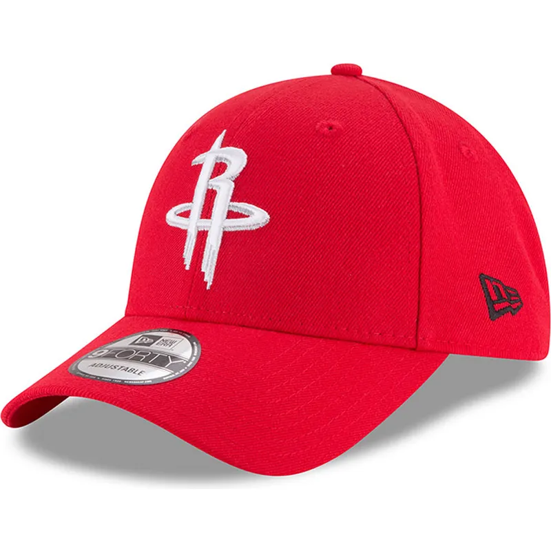 kasketter-buet-rod-justerbar-rem-9forty-the-league-fra-houston-rockets-nba-af-new-era