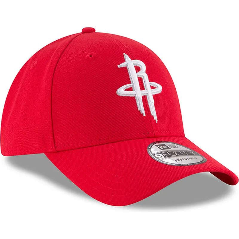 kasketter-buet-rod-justerbar-rem-9forty-the-league-fra-houston-rockets-nba-af-new-era