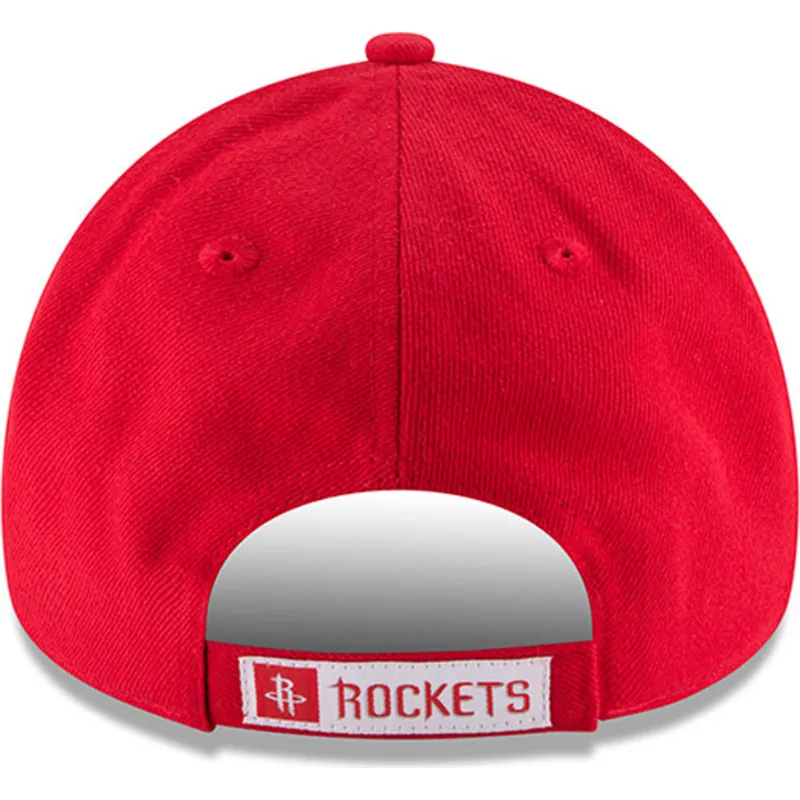 kasketter-buet-rod-justerbar-rem-9forty-the-league-fra-houston-rockets-nba-af-new-era