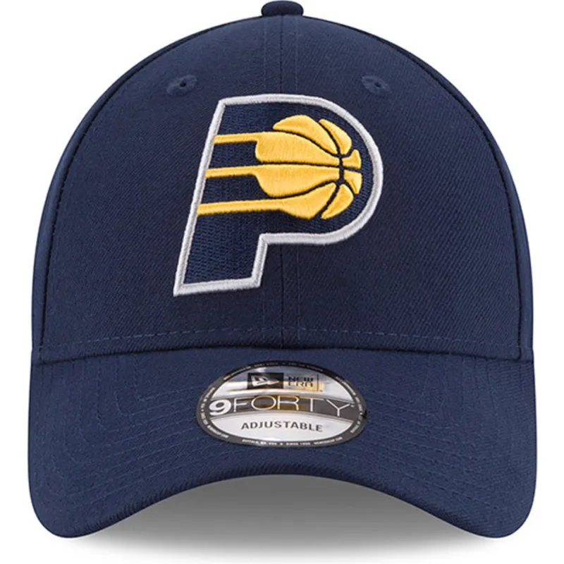 justerbar-marinebla-kurvet-kasket-9forty-the-league-fra-indiana-pacers-nba-fra-new-era