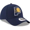justerbar-marinebla-kurvet-kasket-9forty-the-league-fra-indiana-pacers-nba-fra-new-era