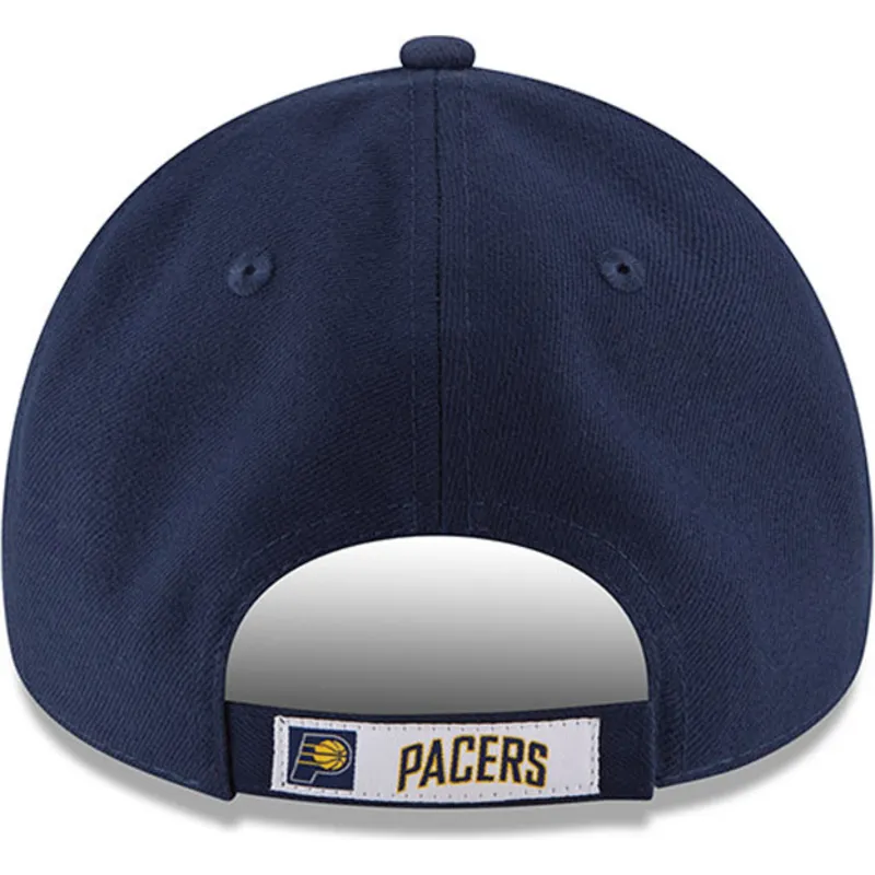 justerbar-marinebla-kurvet-kasket-9forty-the-league-fra-indiana-pacers-nba-fra-new-era