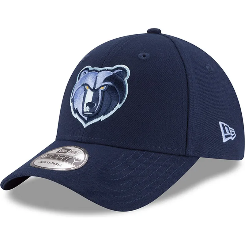 kasketter-buet-bla-justerbar-rem-bordado-9forty-the-league-fra-memphis-grizzlies-nba-af-new-era