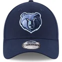 kasketter-buet-bla-justerbar-rem-bordado-9forty-the-league-fra-memphis-grizzlies-nba-af-new-era