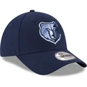 kasketter-buet-bla-justerbar-rem-bordado-9forty-the-league-fra-memphis-grizzlies-nba-af-new-era