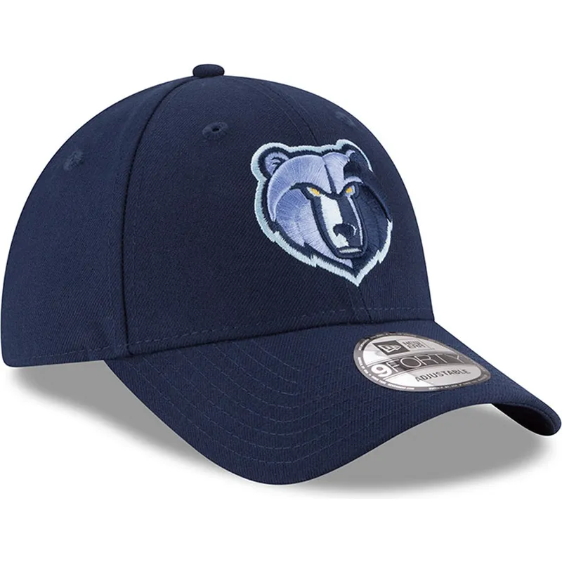 kasketter-buet-bla-justerbar-rem-bordado-9forty-the-league-fra-memphis-grizzlies-nba-af-new-era