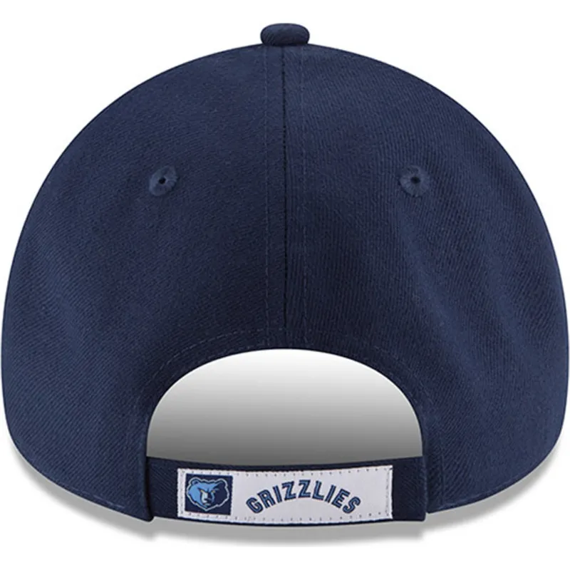 kasketter-buet-bla-justerbar-rem-bordado-9forty-the-league-fra-memphis-grizzlies-nba-af-new-era