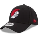 sort-justerbar-curved-9forty-the-league-kasket-fra-portland-trail-blazers-nba-fra-new-era