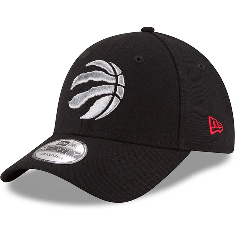 kasketter-buet-sort-justerbar-rem-9forty-the-league-fra-toronto-raptors-nba-af-new-era