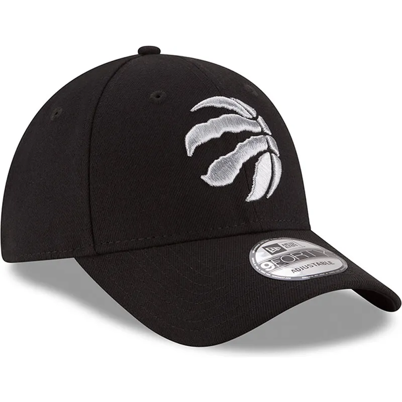 kasketter-buet-sort-justerbar-rem-9forty-the-league-fra-toronto-raptors-nba-af-new-era