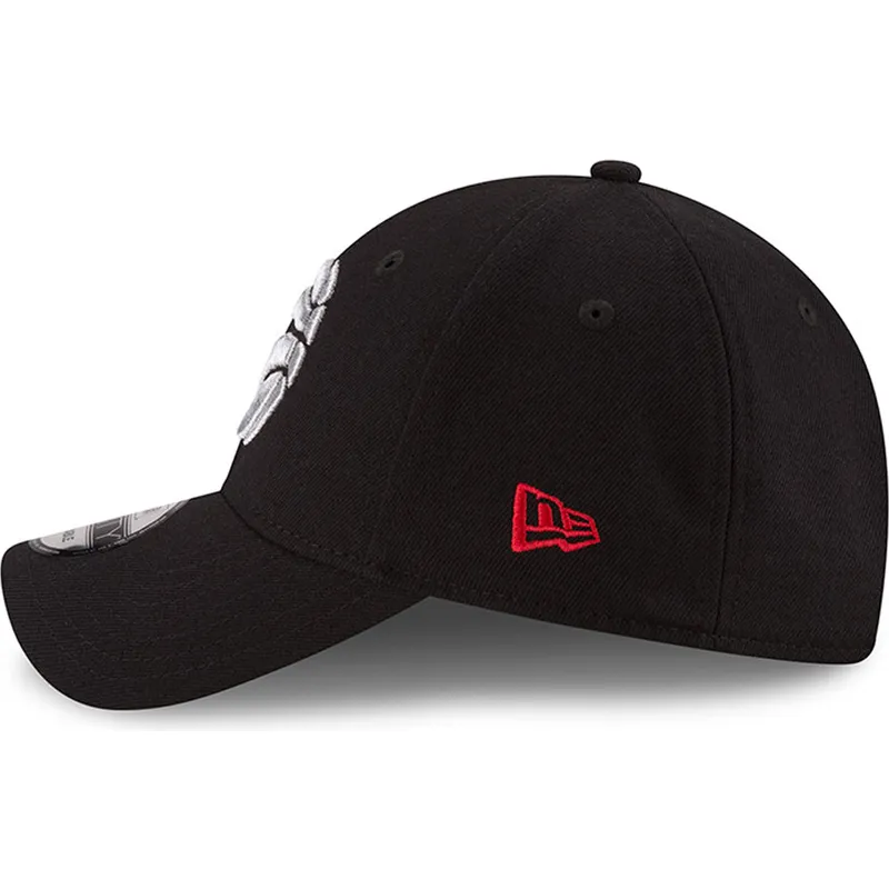 kasketter-buet-sort-justerbar-rem-9forty-the-league-fra-toronto-raptors-nba-af-new-era