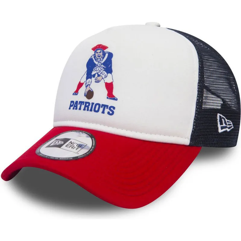 kasketter-buet-hvid-snapback-9forty-throwback-fra-new-england-patriots-nfl-af-new-era kasketter-buet-hvid-snapback-9forty-throwback-fra-new-england-patriots-nfl-af-new-era