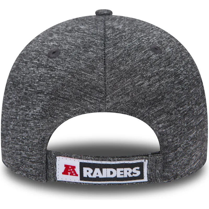 kasketter-buet-sten-justerbar-rem-9forty-shadow-tech-fra-las-vegas-raiders-nfl-af-new-era