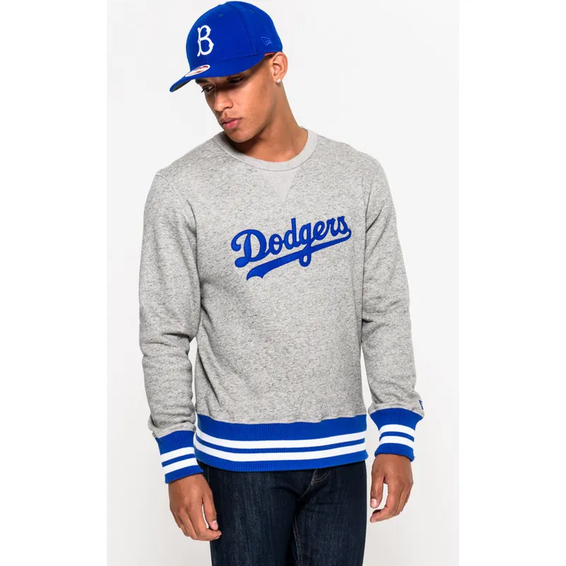 sweatshirt-uden-haette-gra-crew-neck-heritage-fra-brooklyn-dodgers-mlb-af-new-era