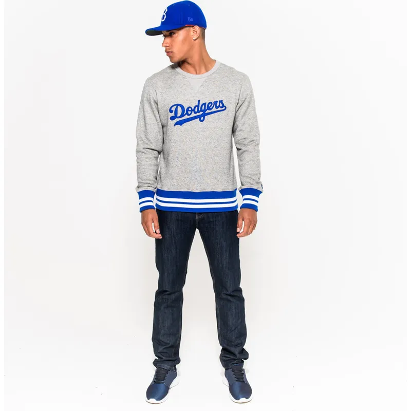 sweatshirt-uden-haette-gra-crew-neck-heritage-fra-brooklyn-dodgers-mlb-af-new-era