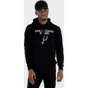 sort-haettetroje-pullover-hoody-af-san-antonio-spurs-nba-fra-new-era