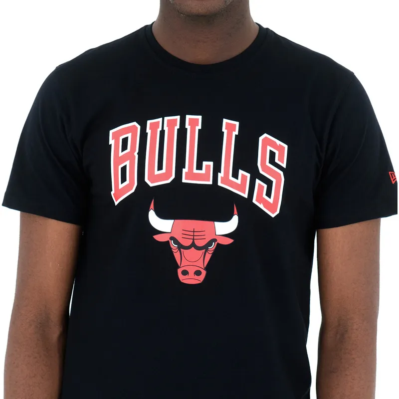 t-shirt-kort-aerme-sort-fra-chicago-bulls-nba-af-new-era