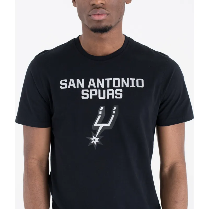 t-shirt-kort-aerme-sort-fra-san-antonio-spurs-nba-af-new-era
