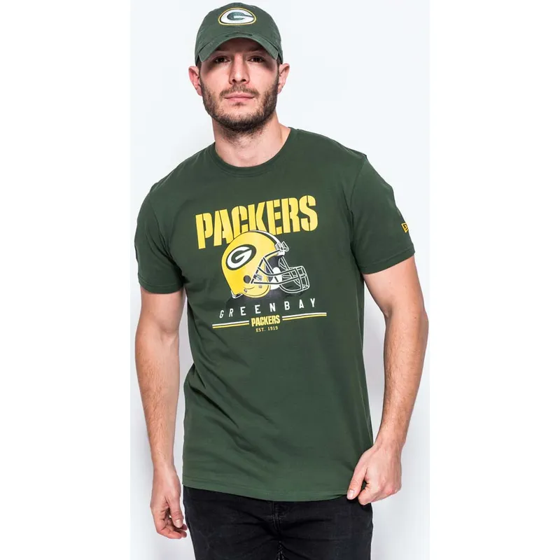 t-shirt-kort-aerme-gron-fan-pack-fra-green-bay-packers-nfl-af-new-era t-shirt-kort-aerme-gron-fan-pack-fra-green-bay-packers-nfl-af-new-era