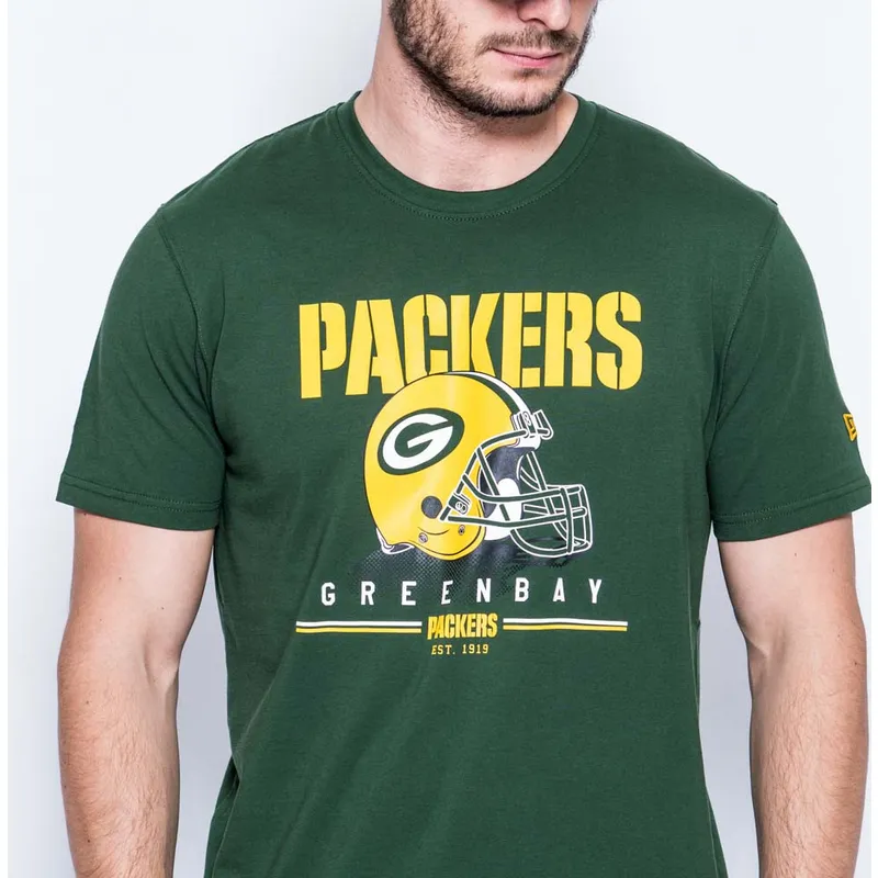t-shirt-kort-aerme-gron-fan-pack-fra-green-bay-packers-nfl-af-new-era t-shirt-kort-aerme-gron-fan-pack-fra-green-bay-packers-nfl-af-new-era