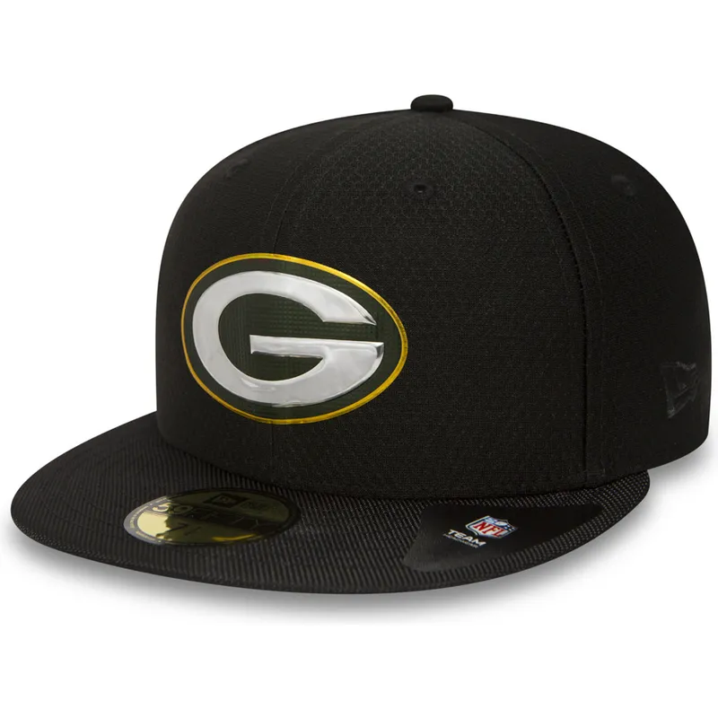 kasketter-flad-sort-tilpasset-59fifty-black-coll-fra-green-bay-packers-nfl-af-new-era kasketter-flad-sort-tilpasset-59fifty-black-coll-fra-green-bay-packers-nfl-af-new-era
