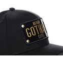sort-snapback-kasket-med-buet-skygge-og-batman-gotham-city-batp4-plade-fra-capslab-dc-comics