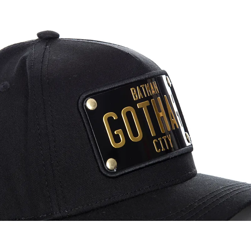 kasketter-buet-sort-snapback-batman-dc-comics-af-capslab