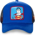 kasketter-buet-bla-snapback-superman-dc-comics-af-capslab