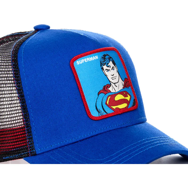 kasketter-buet-bla-snapback-superman-dc-comics-af-capslab