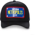 kasketter-buet-sort-snapback-superman-dc-comics-af-capslab