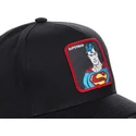 kasketter-buet-sort-snapback-superman-dc-comics-af-capslab