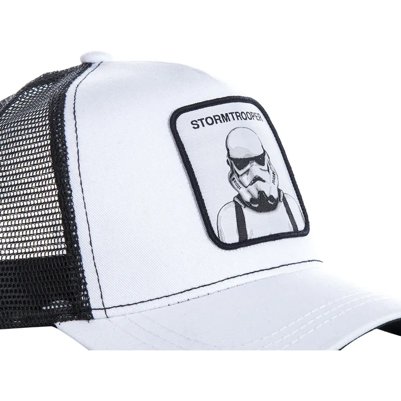 kasketter-buet-hvid-snapback-stormtrooper-star-wars-af-capslab kasketter-buet-hvid-snapback-stormtrooper-star-wars-af-capslab
