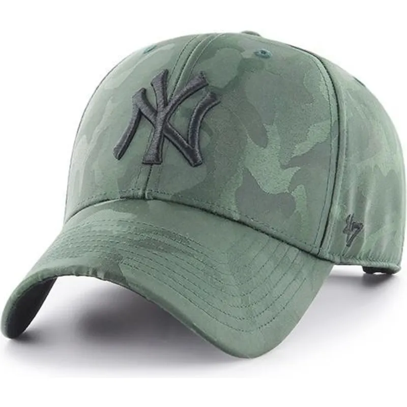 kasketter-buet-camouflage-justerbar-rem-fra-new-york-yankees-mlb-af-47-brand