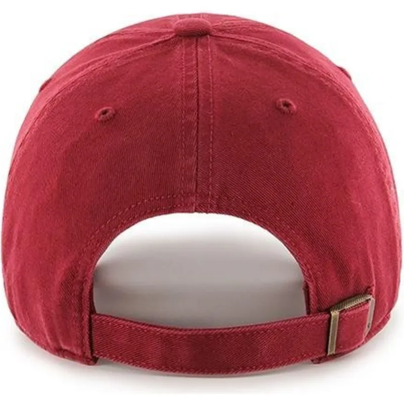 kasketter-buet-rod-justerbar-rem-cardenal-fra-new-york-yankees-mlb-af-47-brand
