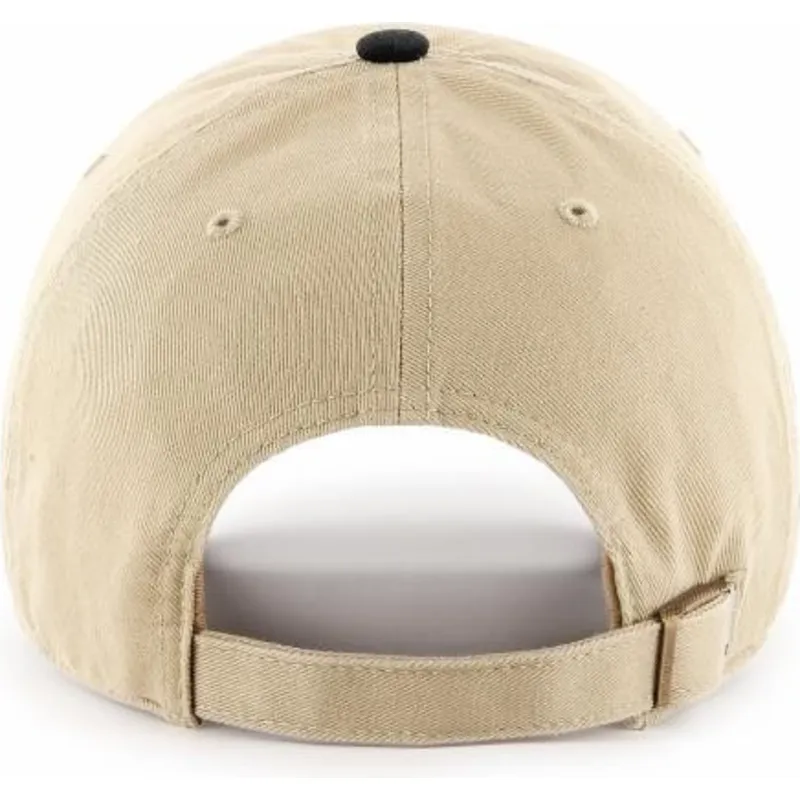 kasketter-buet-beige-justerbar-rem-negro-fra-new-york-yankees-mlb-af-47-brand