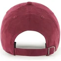 kasketter-buet-rod-justerbar-rem-granate-granate-fra-new-york-yankees-mlb-af-47-brand