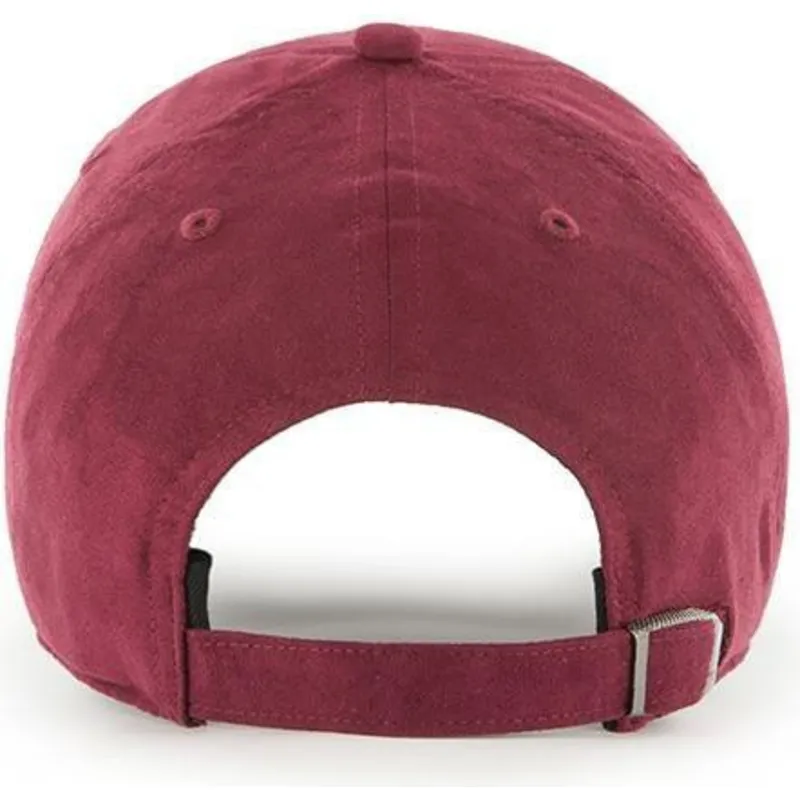 kasketter-buet-rod-justerbar-rem-granate-granate-fra-new-york-yankees-mlb-af-47-brand