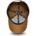kasketter-buet-brun-justerbar-rem-claro-9forty-essential-fra-new-york-yankees-mlb-af-new-era