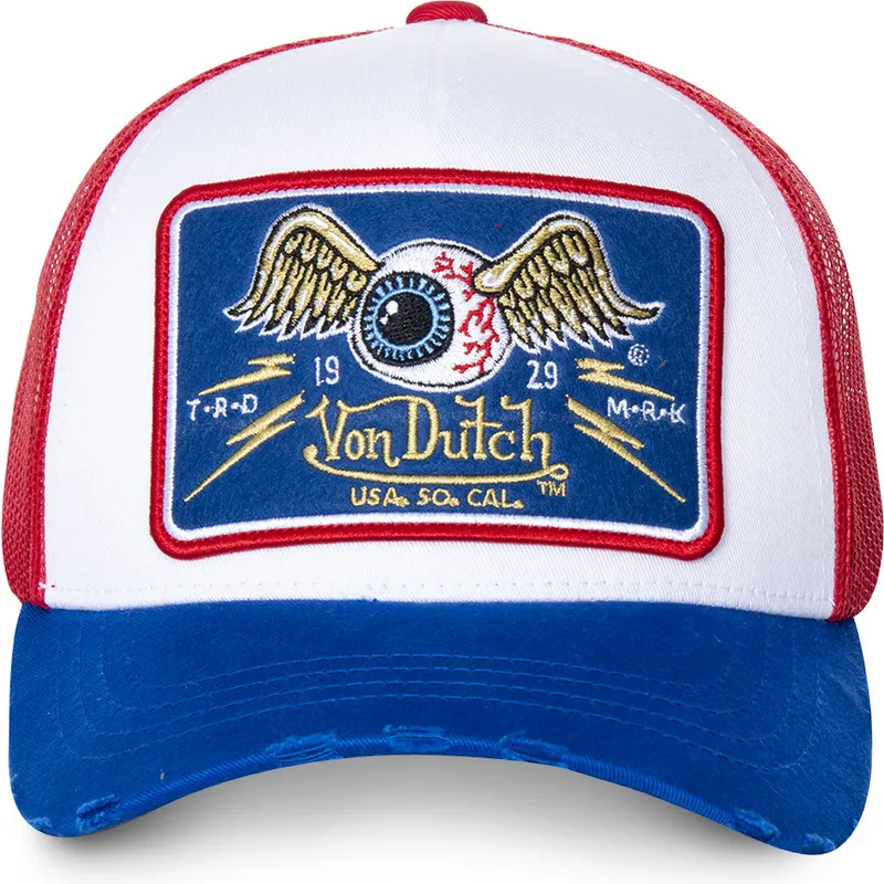 kasketter-buet-hvid-snapback-af-von-dutch