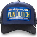 kasketter-buet-marinebla-snapback-af-von-dutch