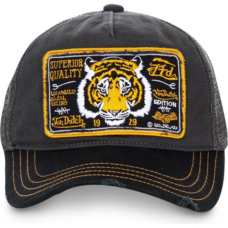 kasketter-buet-gra-snapback-af-von-dutch