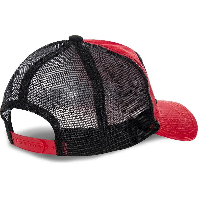 kasketter-buet-rod-snapback-af-von-dutch